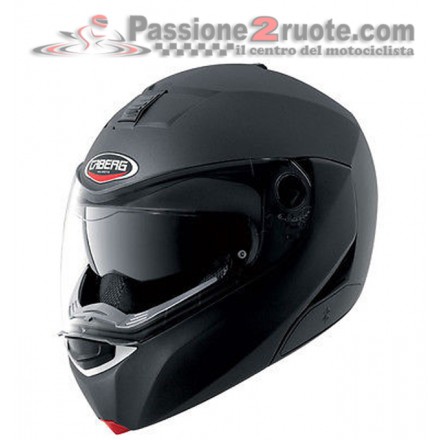 Casco modulare apribile moto Caberg Modus nero opaco matt black flip up helmet casque