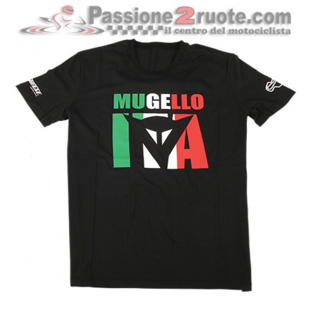 T-Shirt maglia moto Dainese Mugello D1 Nero black