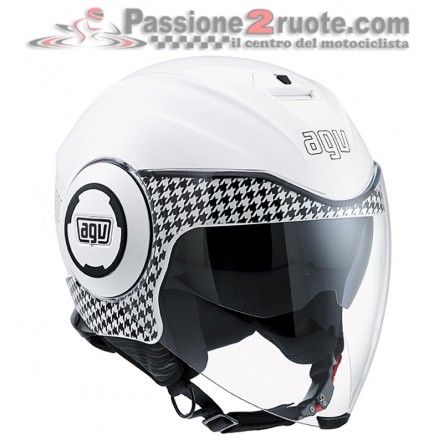 Casco Agv fluid dresscode white bianco helmet