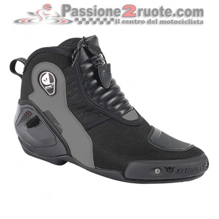 Scarpe moto sportive racing Dainese Dyno D1 nero black antracite shoes