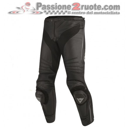 Pantalone moto Pelle Dainese Misano Nero black leather pant