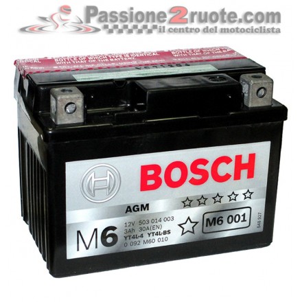Batteria YT4L-4 YT4L-BS Bosch M6 001 Benelli