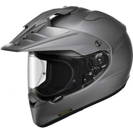 Casco integrale moto on off adventure Shoei Hornet Adv Deep Grey helmet casque