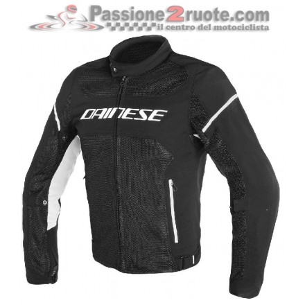 Giacca moto Dainese Air Frame D1 Tex Nero Bianco jacket