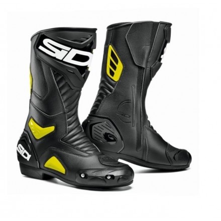 Stivali stivale racing pista corsa moto Sidi Performer nero giallo boots