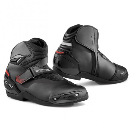 Scarpe moto sportive con slider Tcx Roadster 2 nero black racing shoes