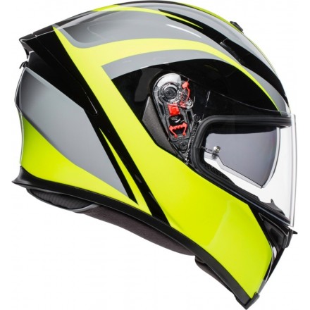 AGV Casco Jet K5 Top Giallo