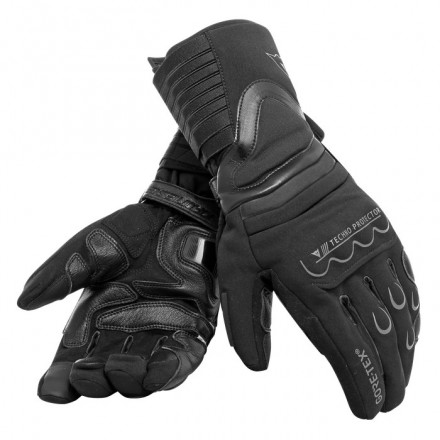 Guanti lunghi moto touring invernali Dainese Scout 2 goretex black winter gloves