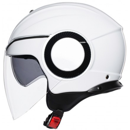 Casco jet aperto moto scooter Agv Orbyt bianco perla white pearl helmet casque
