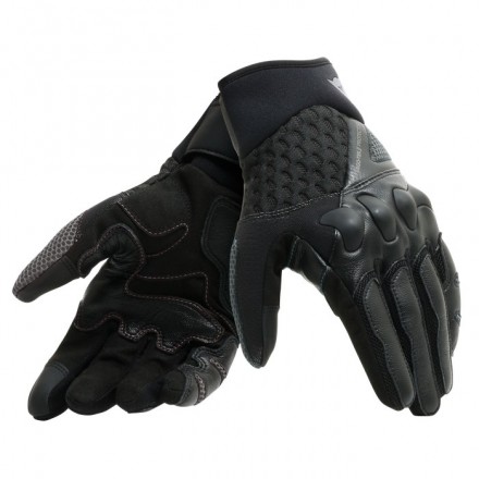 Guanti moto primavera estate Dainese X-moto nero antracite black spring summer gloves