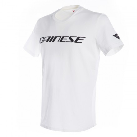 T-Shirt Dainese white black bianco nero maglia