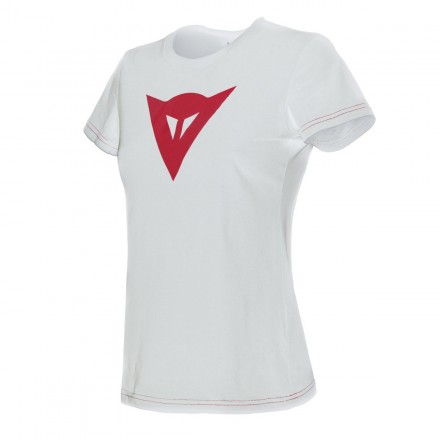 T-Shirt maglia donna Dainese Speed Demon lady bianco rosso white red woman