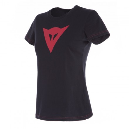 T-Shirt maglia donna Dainese Speed Demon lady nero rosso black red woman