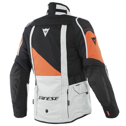 Giacca Dainese D-Explorer 2 gore-tex glacier gray orange black jack