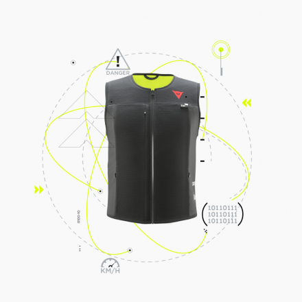 Gilet Dainese Smart Jacket Airbag nero black