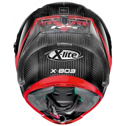 Casco integrale X-lite X-803 RS Ultra Carbon Hot Lap red 13 helmet