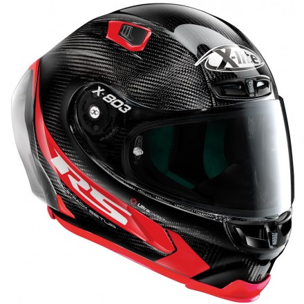 Casco integrale X-lite X-803 RS Ultra Carbon Hot Lap red 13 helmet