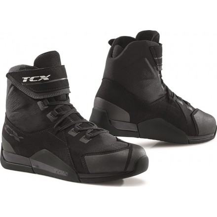 Scarpe moto impermeabili Tcx District WP nero black waterproof shoes