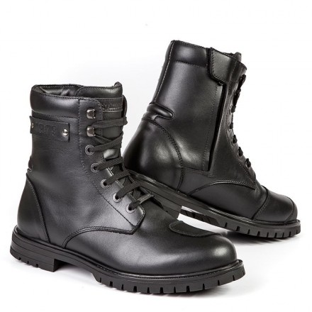 Scarpe Stivali bassi moto pelle Stylmartin Jack nero black waterproof shoes boots