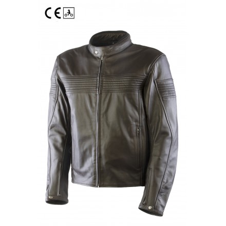 Giacca pelle Oj Century man leather jacket moto
