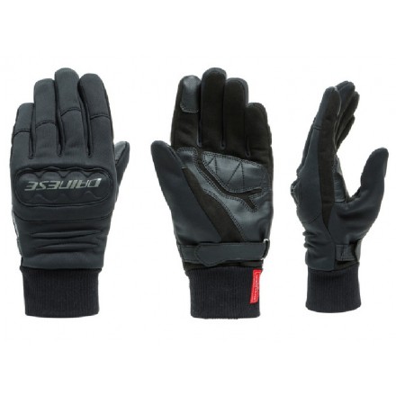 Guanti Da Moto Dainese Plaza 3 Black/Green Touring Gloves Impermeabili  Invernali D-Dry