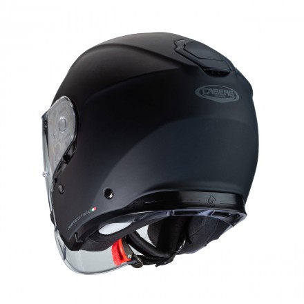 Casco jet moto Caberg Flyon nero opaco matt black helmet casque