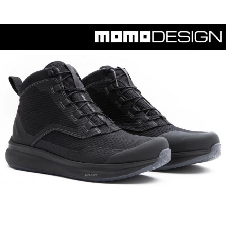 Scarpe moto impermeabili Tcx Momo Design Firegun 3 WP nero black waterproof shoes