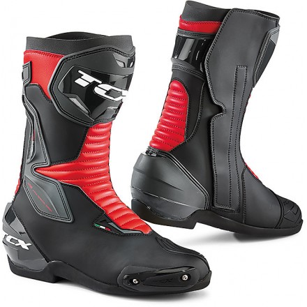 Stivali moto racing Tcx Sp-master nero rosso black red boots