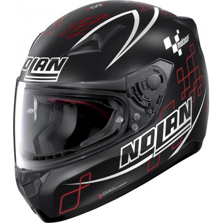 Casco Nolan N60-5 Moto GP opaco flat black 89 integrale fullface helmet casque