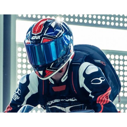 Casco integrale moto Givi 50-6 Sport Deep nero rosso bianco blu black white red Helmet casque