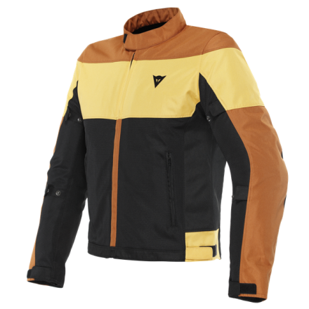 Giacca moto Dainese Elettrica Air Tex nero marrone giallo black brown yellow jacket