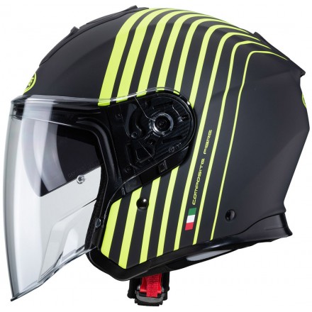 Casco Caberg Flyon Bakari black yellow helmet moto