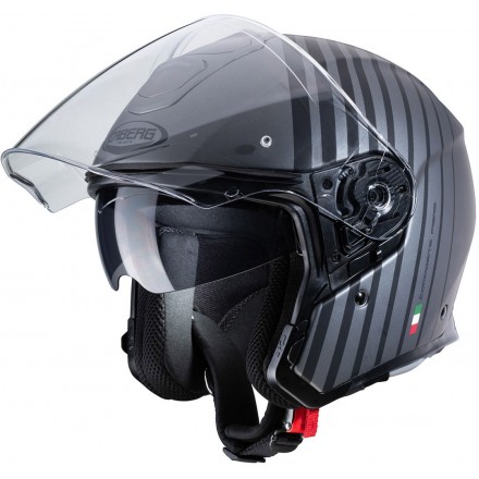 Casco Caberg Flyon Bakari antracite black helmet moto