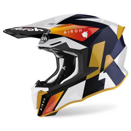 Casco cross Airoh Twist 2.0 Cairoli TC21 yellow gloss helmet casque