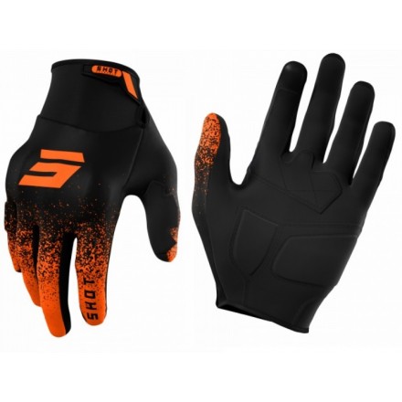 Guanti moto cross Shot Drift Edge arancione orange enduro motard off road gloves gants
