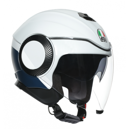 Casco Agv Orbyt Block MATT LIGHT GREY EBONY WHITE helmet casque