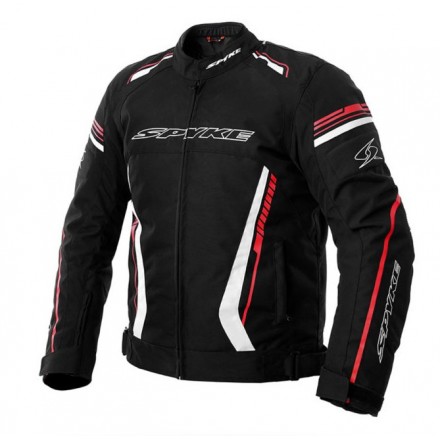 Giacca moto sport touring Spyke Daytona Dry Tecno sport nero rosso black red jacket