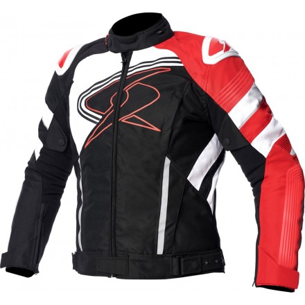 Giacca moto sport touring Spyke Estoril GT nero bianco rosso black white red jacket
