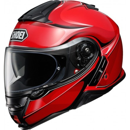 Casco modulare moto Shoei Neotec 2 Winsome Tc-1 rosso red flip up helmet casque