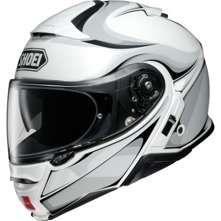 Casco modulare moto Shoei Neotec 2 Winsome Tc-6 bianco white flip up helmet casque