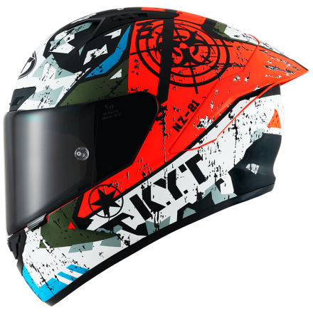 Casco integrale moto KYT NZ RACE Blazing RED helmet casque