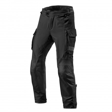 Pantaloni moto touring adventure 4 stagioni impermeabile Rev'it Offtrack nero black 4 seasons waterproof pant trouser