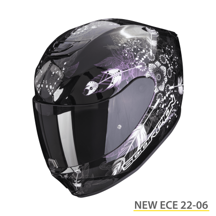 Casco integrale donna moto Scorpion Exo 391 Dream nero black camaleon lady fullface helmet casque
