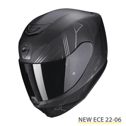 Casco integrale moto Scorpion Exo 391 Spada black matt camaleon fullface helmet casque