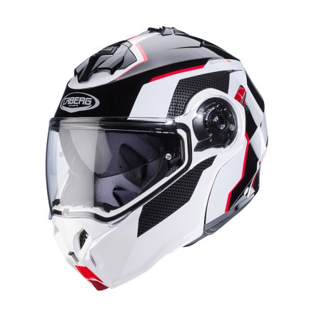 Blauer casco modulare Sky bianco-nero helmet casque