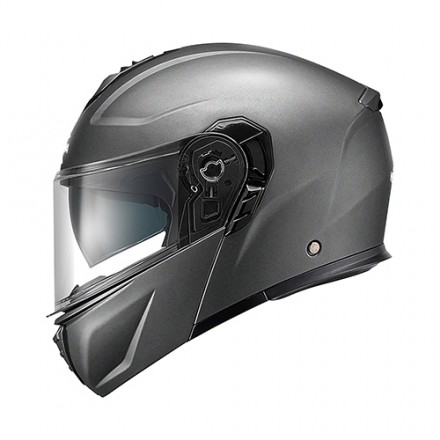 Casco modulare apribile moto KAPPA KV50 titanio opaco matt flip up helmet casque