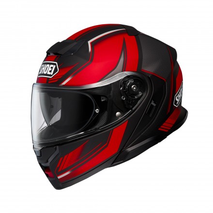 Casco modulare moto Shoei Neotec 3 GRASP Tc-1 nero rosso black red flip up helmet casque