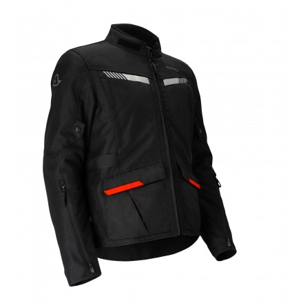 Giacca moto Acerbis X-TRAIL nero Black triplo strato jacket
