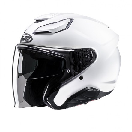 Casco jet fibra Hjc F31 BIANCO WHITE fiber Helmet casque