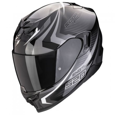 Casco integrale Scorpion exo 520 evo AIR Terra Black Grey glossy helmet casque